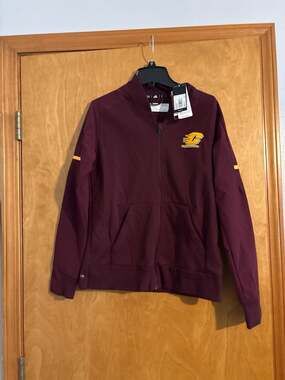 Adidas Women's Central Michigan University Squad Bomber Jacket, Size S